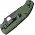 Spyderco Tenacious, Green G10 Handle, Black Blade, Plain C122GPBGR