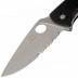 Spyderco Tenacious, Black G10 Handle, Part Serrated C122GPS