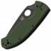 Spyderco Tenacious, Green G10 Handle, Black Blade, Part Serrated C122GPSBGR