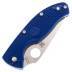 Spyderco Tenacious S35VN Part Serrated Blade Blue FRN C122PSBL