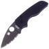 Spyderco Native Lil', Black G-10 Handle, CPM-S30V, Black Blade, Full Serrated C230GSBBK