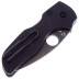 Spyderco Native Lil', Black G-10 Handle, CPM-S30V, Black Blade, Full Serrated C230GSBBK