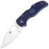 Spyderco Native 5, Blue FRN Handle, CPM-SPY27, Plain C41PCBL5