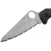 Spyderco Pacific Salt 2 Serrated Blade H1 Black FRN C91SBK2